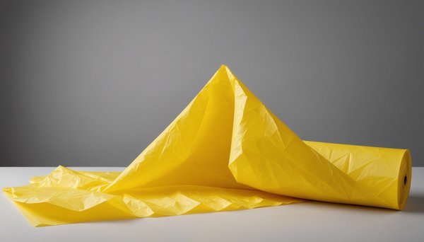 Papier de soie jaune 17g/m² : élégance en 240 feuilles
